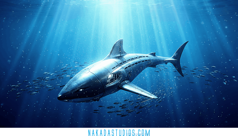 "Mechladon" Rendered Concept Art T-Shirt at nakadastudios.com